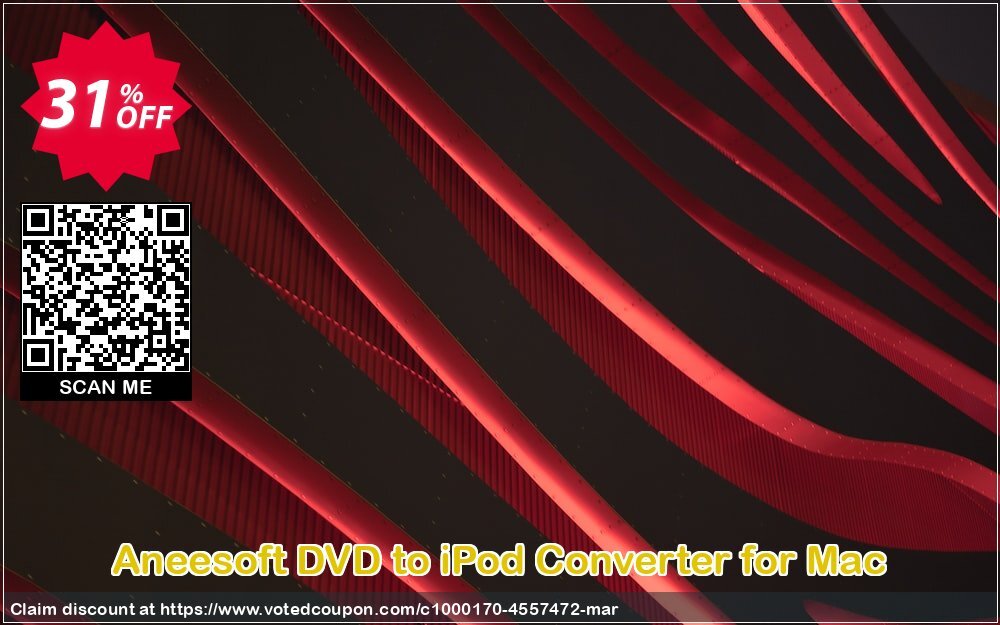 Aneesoft DVD to iPod Converter for MAC Coupon Code Apr 2024, 31% OFF - VotedCoupon