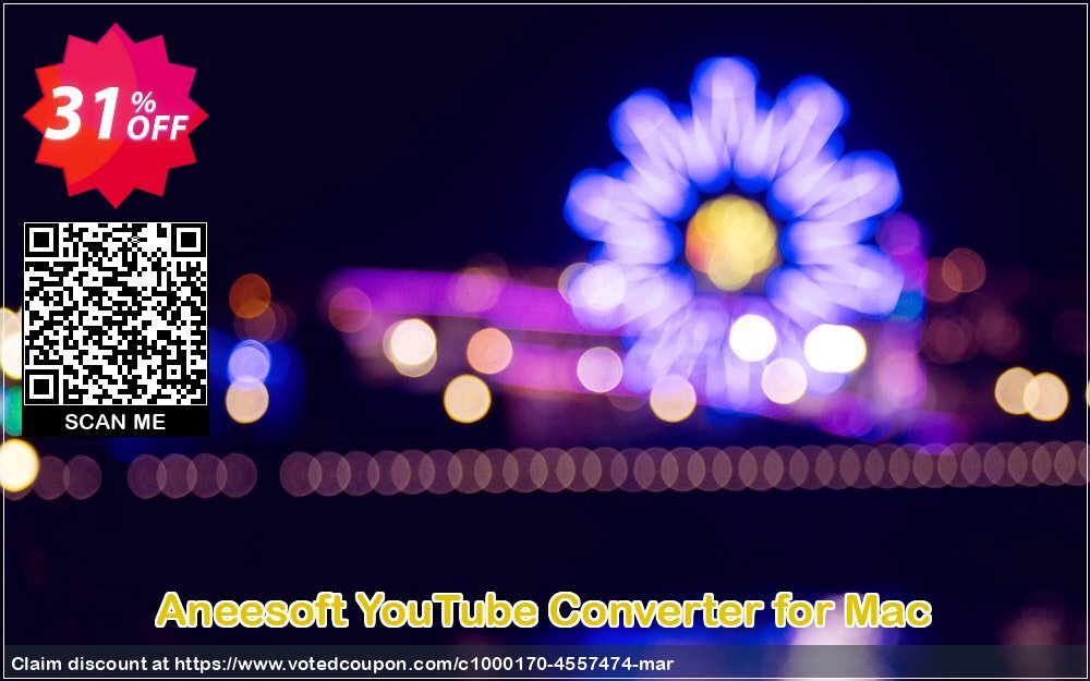 Aneesoft YouTube Converter for MAC voted-on promotion codes