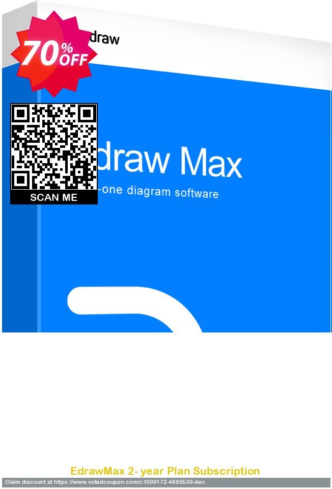 EdrawMax 2- year Plan Subscription Coupon Code Sep 2023, 70% OFF - VotedCoupon