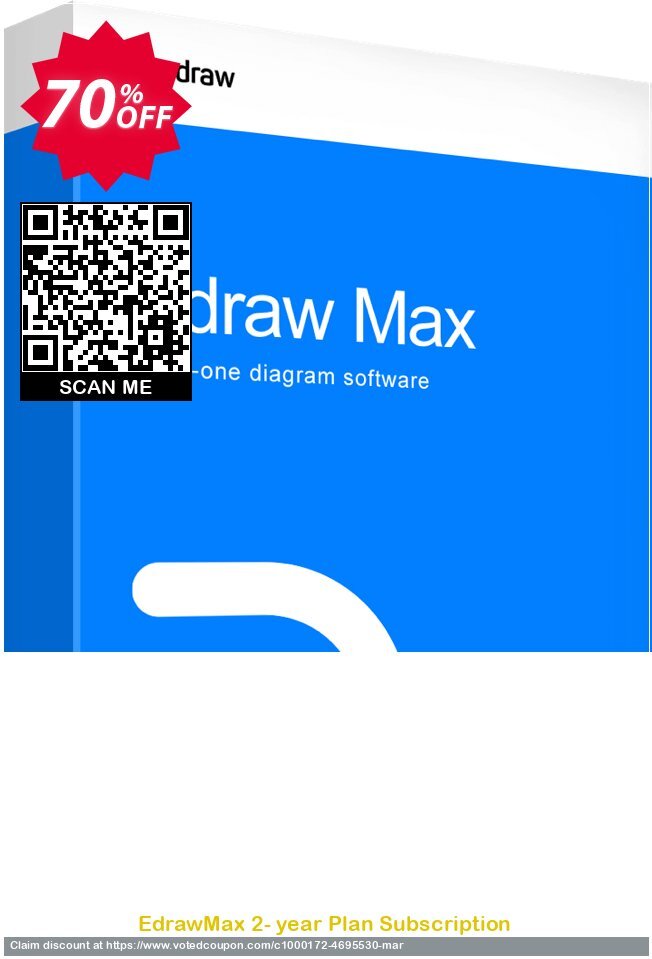 EdrawMax 2- year Plan Subscription Coupon Code Jun 2024, 70% OFF - VotedCoupon