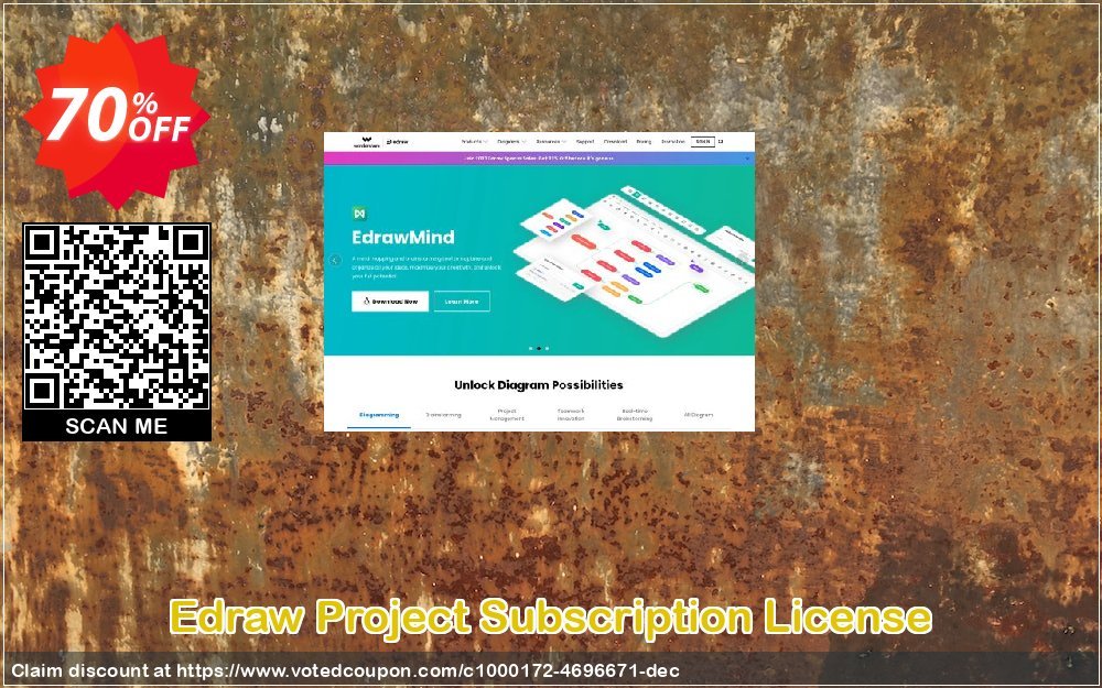 Edraw Project Subscription Plan Coupon Code Oct 2023, 70% OFF - VotedCoupon