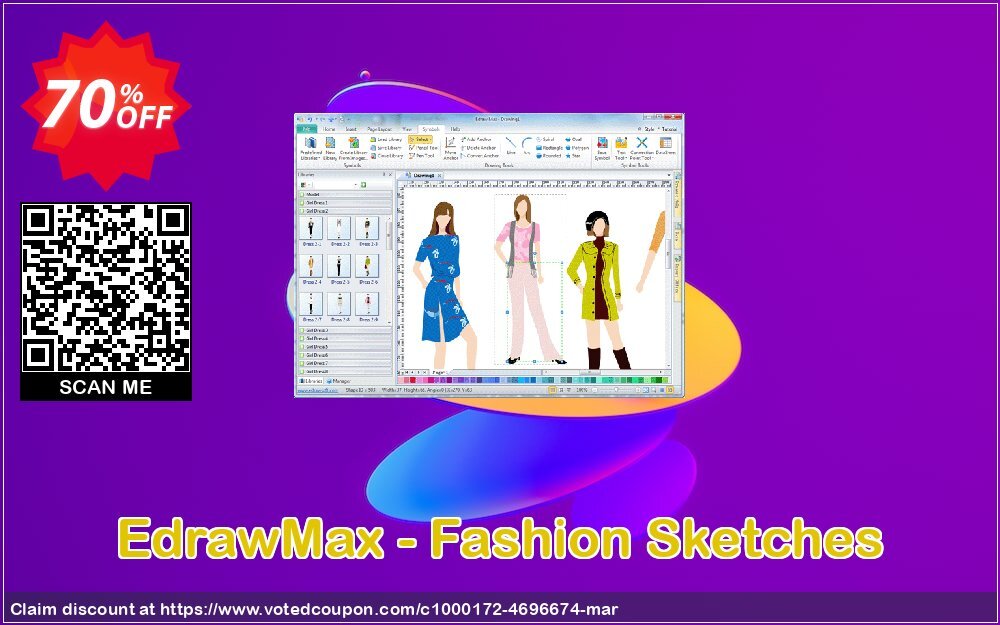 EdrawMax - Fashion Sketches Coupon Code May 2024, 70% OFF - VotedCoupon