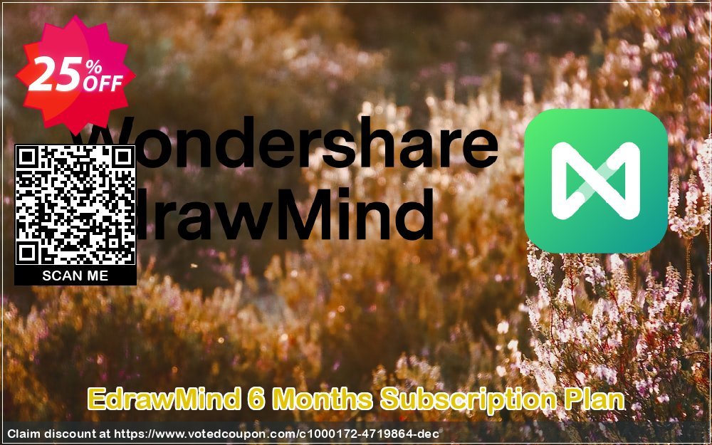 EdrawMind 6 Months Subscription Plan Coupon Code Oct 2023, 25% OFF - VotedCoupon