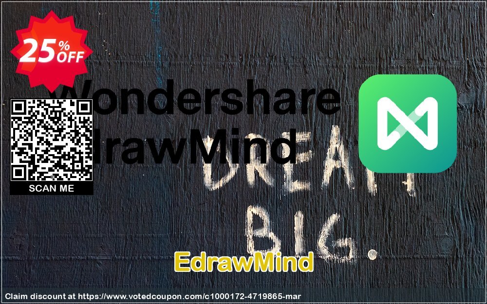 EdrawMind Coupon, discount MindMaster Subscription License 12 Months Best sales code 2024. Promotion: Exclusive promo code of MindMaster Subscription License 12 Months 2024