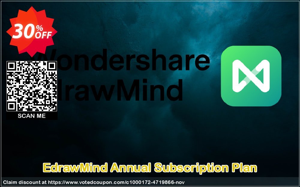 EdrawMind Annual Subscription Plan Coupon Code Oct 2023, 30% OFF - VotedCoupon