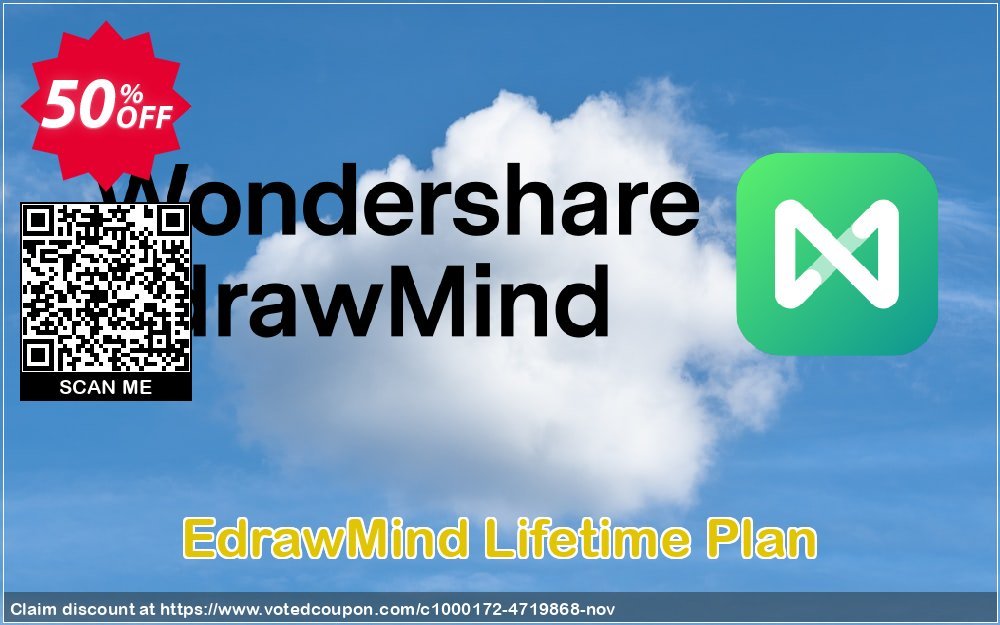 EdrawMind Lifetime Plan Coupon, discount 10 dollar off for edraw max. Promotion: hottest offer code of MindMaster Lifetime License + Perpetual Upgrades 2023