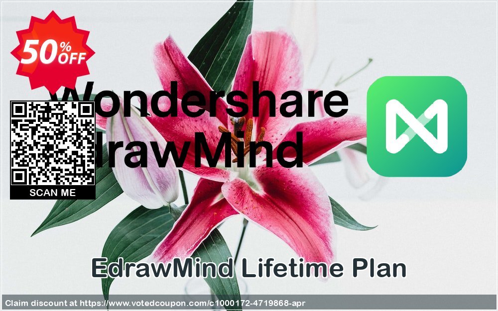 EdrawMind Lifetime Plan Coupon, discount 10 dollar off for edraw max. Promotion: hottest offer code of MindMaster Lifetime License + Perpetual Upgrades 2024