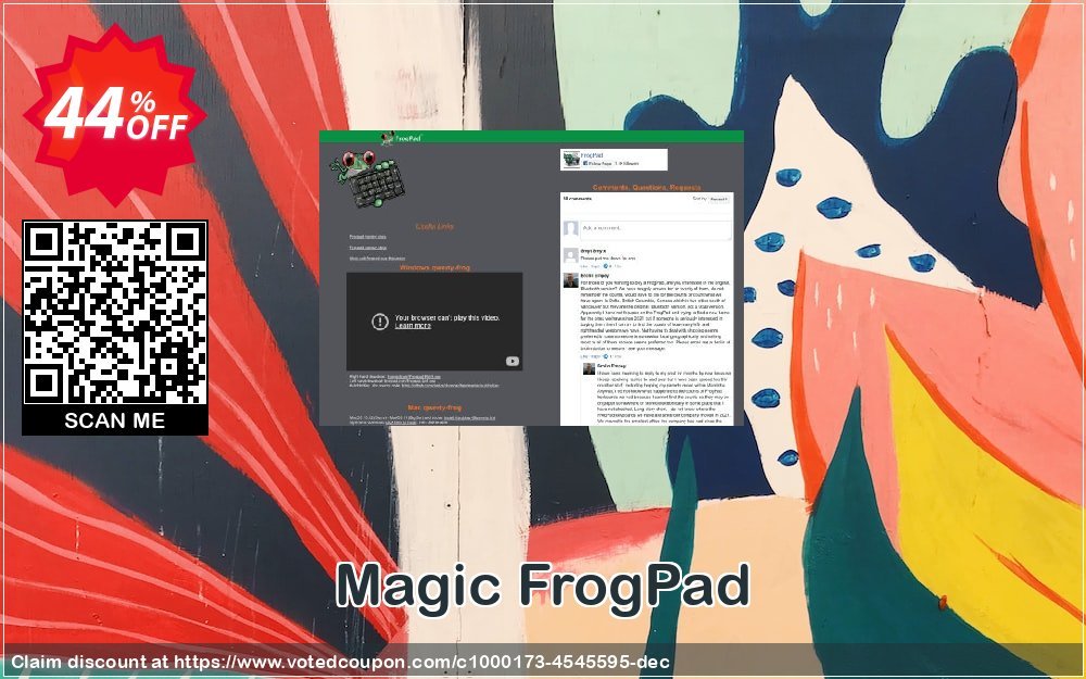 Magic FrogPad Coupon, discount Linked In. Promotion: best deals code of Magic FrogPad 2023