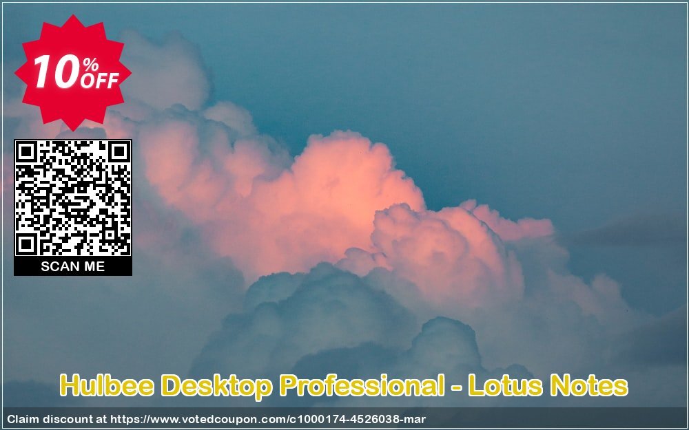 Hulbee Desktop Professional - Lotus Notes Coupon Code May 2024, 10% OFF - VotedCoupon