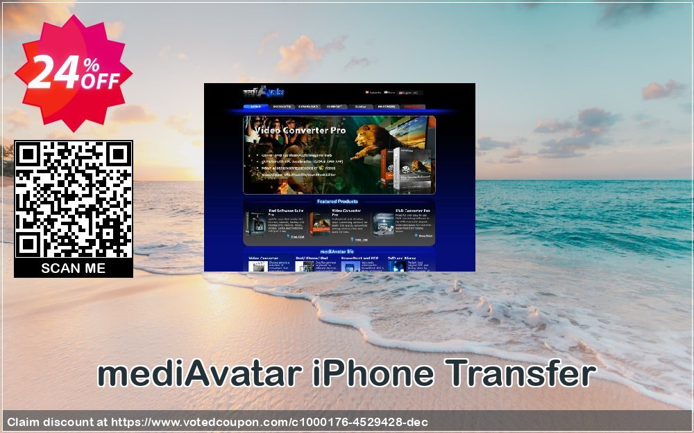 mediAvatar iPhone Transfer Coupon Code Apr 2024, 24% OFF - VotedCoupon