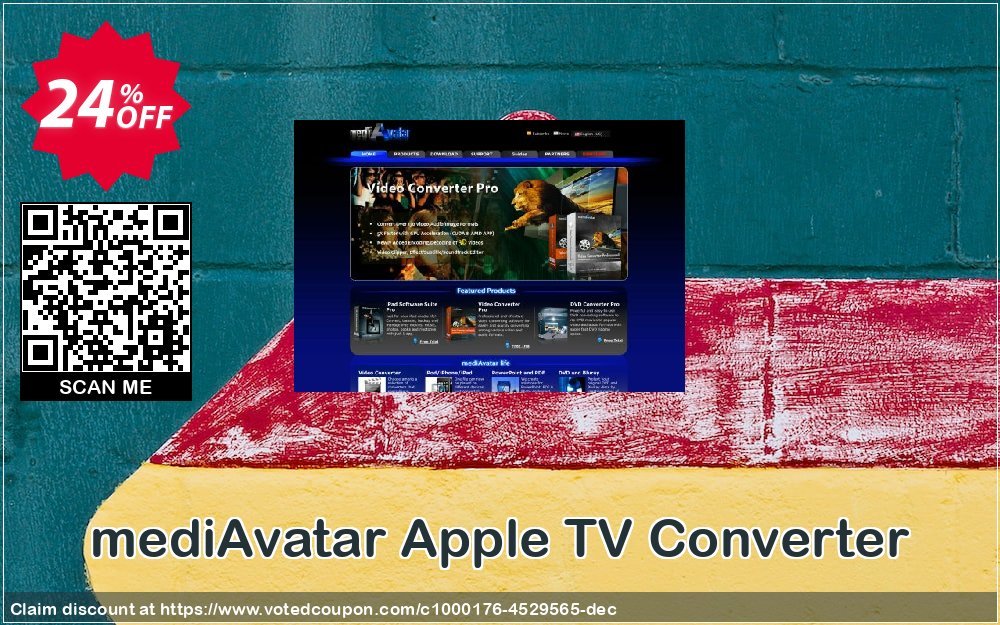 mediAvatar Apple TV Converter Coupon, discount mediAvatar Apple TV Converter big deals code 2024. Promotion: big deals code of mediAvatar Apple TV Converter 2024
