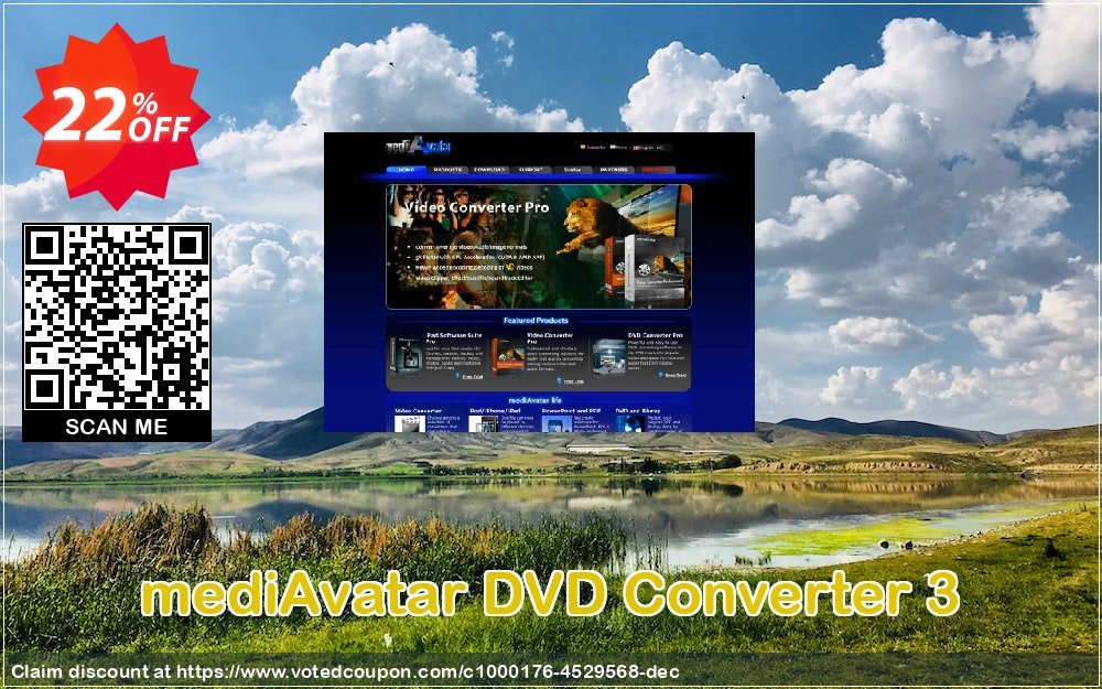 mediAvatar DVD Converter 3 Coupon Code May 2024, 22% OFF - VotedCoupon