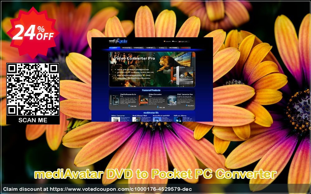 mediAvatar DVD to Pocket PC Converter Coupon Code Apr 2024, 24% OFF - VotedCoupon