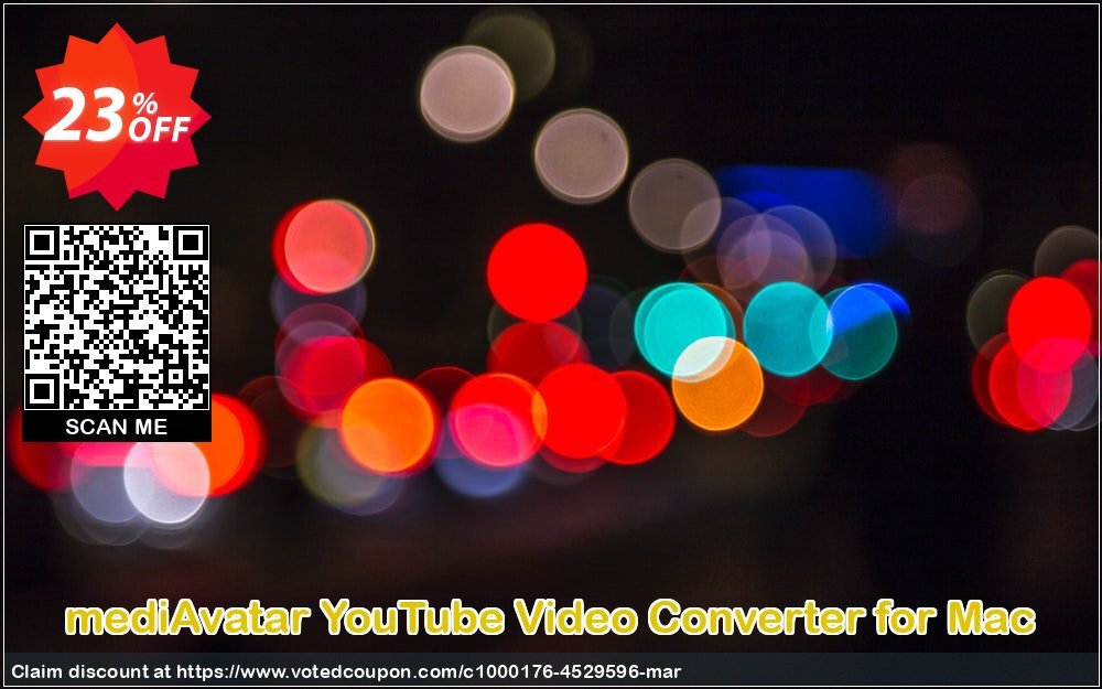 mediAvatar YouTube Video Converter for MAC Coupon, discount mediAvatar YouTube Video Converter for Mac staggering promo code 2024. Promotion: staggering promo code of mediAvatar YouTube Video Converter for Mac 2024