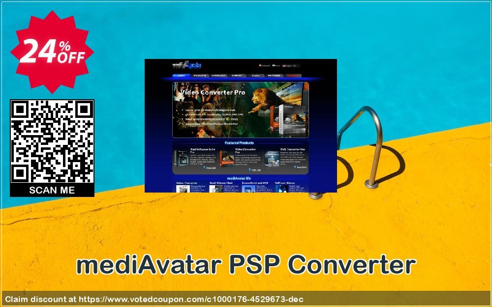 mediAvatar PSP Converter Coupon, discount mediAvatar PSP Converter marvelous promo code 2023. Promotion: marvelous promo code of mediAvatar PSP Converter 2023