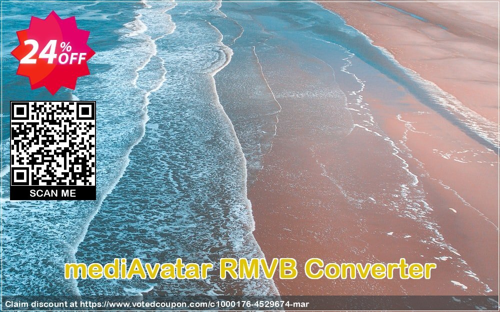 mediAvatar RMVB Converter Coupon, discount mediAvatar RMVB Converter wondrous discounts code 2024. Promotion: wondrous discounts code of mediAvatar RMVB Converter 2024