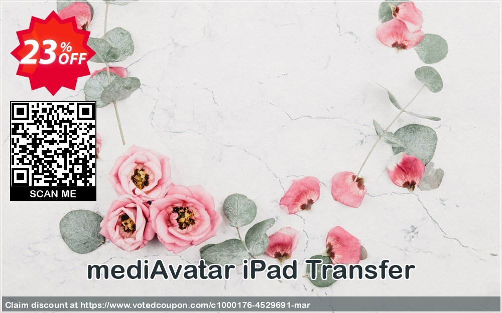 mediAvatar iPad Transfer Coupon Code Apr 2024, 23% OFF - VotedCoupon