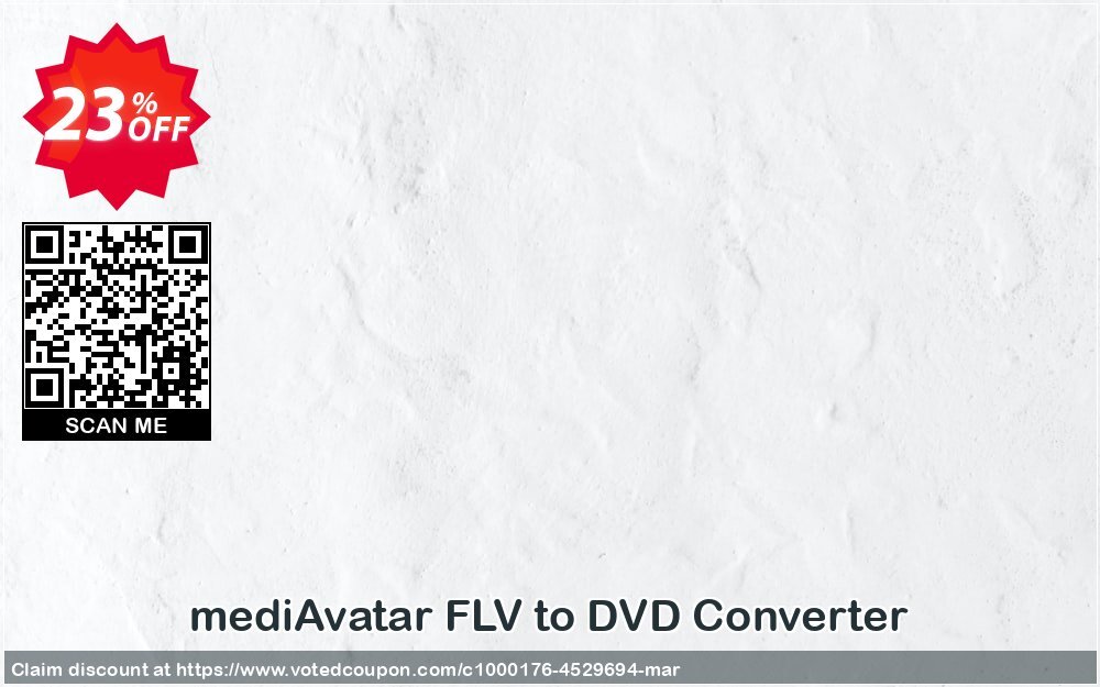 mediAvatar FLV to DVD Converter Coupon Code May 2024, 23% OFF - VotedCoupon