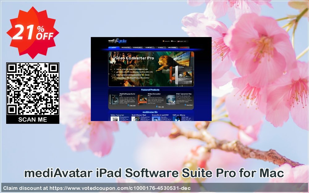 mediAvatar iPad Software Suite Pro for MAC Coupon Code Apr 2024, 21% OFF - VotedCoupon