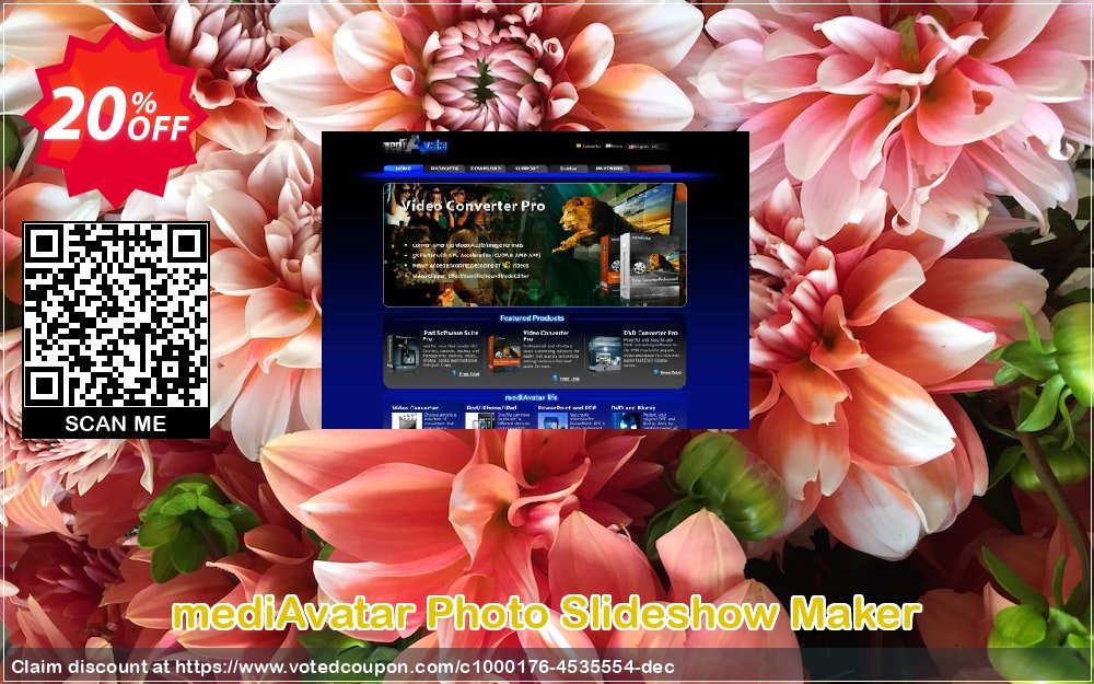mediAvatar Photo Slideshow Maker Coupon, discount mediAvatar Photo Slideshow Maker imposing discounts code 2023. Promotion: imposing discounts code of mediAvatar Photo Slideshow Maker 2023