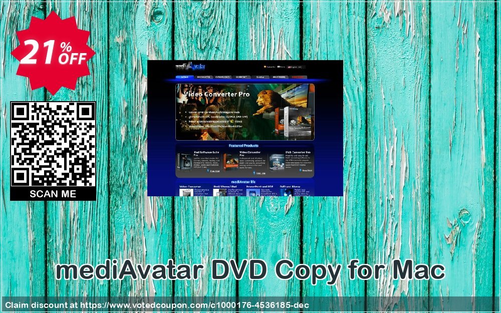 mediAvatar DVD Copy for MAC Coupon, discount mediAvatar DVD Copy for Mac awful promotions code 2024. Promotion: awful promotions code of mediAvatar DVD Copy for Mac 2024