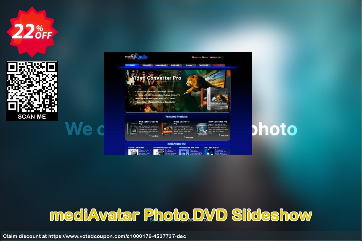 mediAvatar Photo DVD Slideshow Coupon Code May 2024, 22% OFF - VotedCoupon