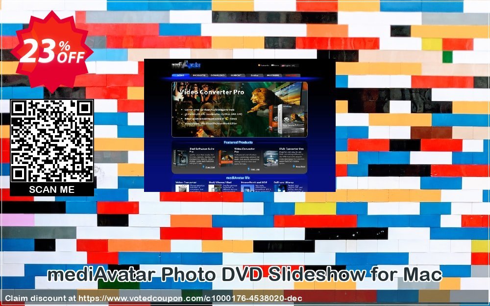 mediAvatar Photo DVD Slideshow for MAC Coupon Code Apr 2024, 23% OFF - VotedCoupon