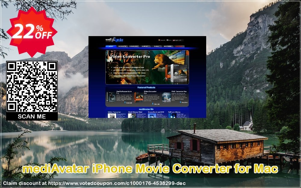 mediAvatar iPhone Movie Converter for MAC Coupon Code May 2024, 22% OFF - VotedCoupon