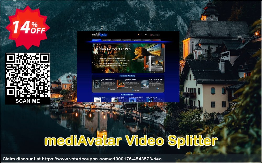mediAvatar Video Splitter Coupon, discount mediAvatar Video Splitter hottest offer code 2024. Promotion: hottest offer code of mediAvatar Video Splitter 2024