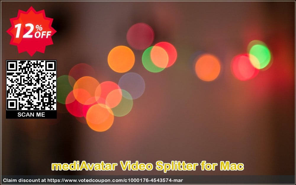 mediAvatar Video Splitter for MAC Coupon, discount mediAvatar Video Splitter for Mac special discount code 2024. Promotion: special discount code of mediAvatar Video Splitter for Mac 2024