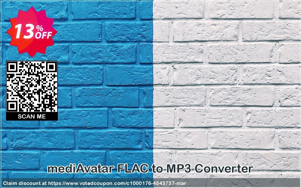 mediAvatar FLAC to MP3 Converter Coupon, discount mediAvatar FLAC to MP3 Converter awesome discounts code 2024. Promotion: awesome discounts code of mediAvatar FLAC to MP3 Converter 2024