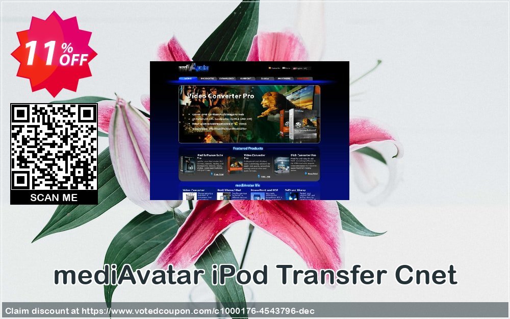 mediAvatar iPod Transfer Cnet Coupon, discount mediAvatar iPod Transfer Cnet wondrous deals code 2023. Promotion: wondrous deals code of mediAvatar iPod Transfer Cnet 2023