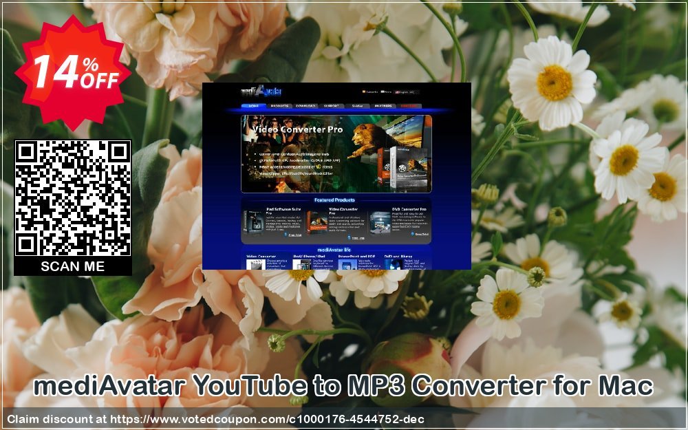 mediAvatar YouTube to MP3 Converter for MAC Coupon, discount mediAvatar YouTube to MP3 Converter for Mac stunning discounts code 2024. Promotion: stunning discounts code of mediAvatar YouTube to MP3 Converter for Mac 2024