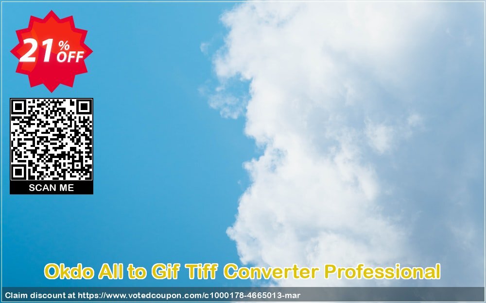 Okdo All to Gif Tiff Converter Professional Coupon, discount Okdo All to Gif Tiff Converter Professional hottest promotions code 2024. Promotion: hottest promotions code of Okdo All to Gif Tiff Converter Professional 2024