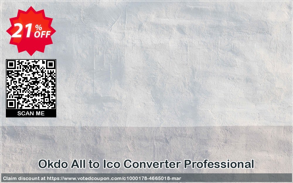 Okdo All to Ico Converter Professional Coupon, discount Okdo All to Ico Converter Professional amazing promo code 2024. Promotion: amazing promo code of Okdo All to Ico Converter Professional 2024