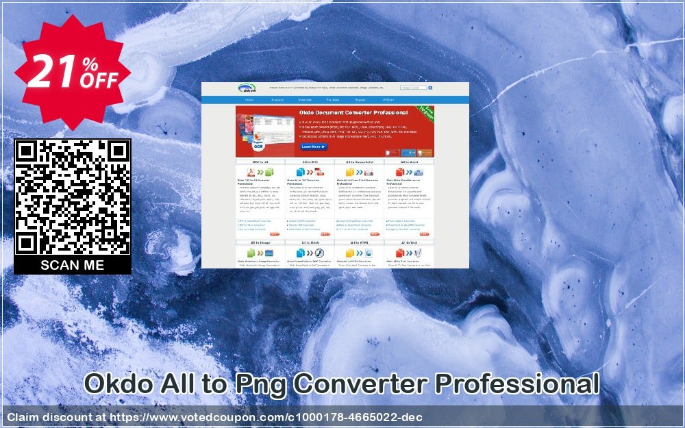 Okdo All to Png Converter Professional Coupon, discount Okdo All to Png Converter Professional stirring deals code 2024. Promotion: stirring deals code of Okdo All to Png Converter Professional 2024