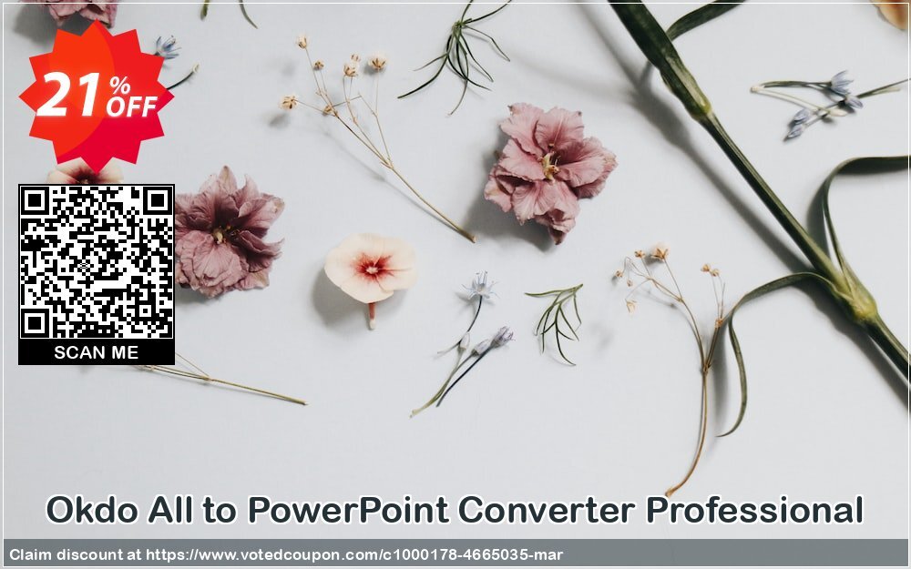 Okdo All to PowerPoint Converter Professional Coupon Code Apr 2024, 21% OFF - VotedCoupon