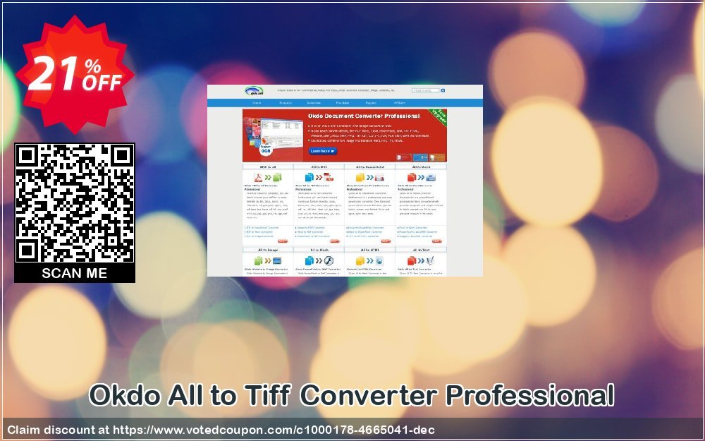 Okdo All to Tiff Converter Professional Coupon Code May 2024, 21% OFF - VotedCoupon