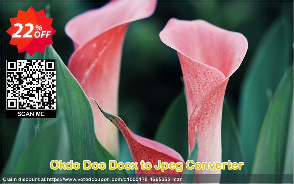 Okdo Doc Docx to Jpeg Converter Coupon, discount Okdo Doc Docx to Jpeg Converter wondrous discount code 2024. Promotion: wondrous discount code of Okdo Doc Docx to Jpeg Converter 2024