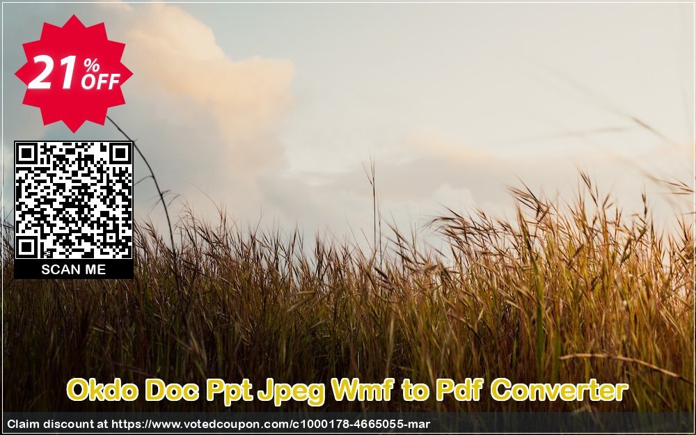 Okdo Doc Ppt Jpeg Wmf to Pdf Converter Coupon Code Apr 2024, 21% OFF - VotedCoupon