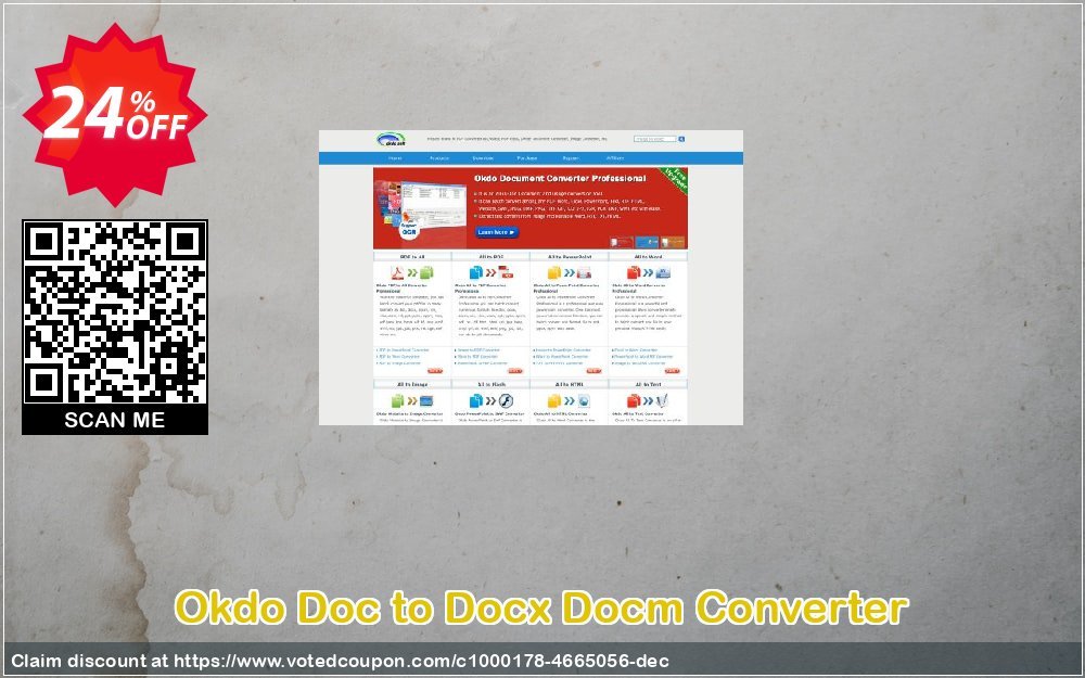 Okdo Doc to Docx Docm Converter Coupon, discount Okdo Doc to Docx Docm Converter super sales code 2024. Promotion: super sales code of Okdo Doc to Docx Docm Converter 2024