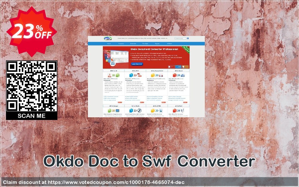 Okdo Doc to Swf Converter Coupon, discount Okdo Doc to Swf Converter marvelous promo code 2024. Promotion: marvelous promo code of Okdo Doc to Swf Converter 2024