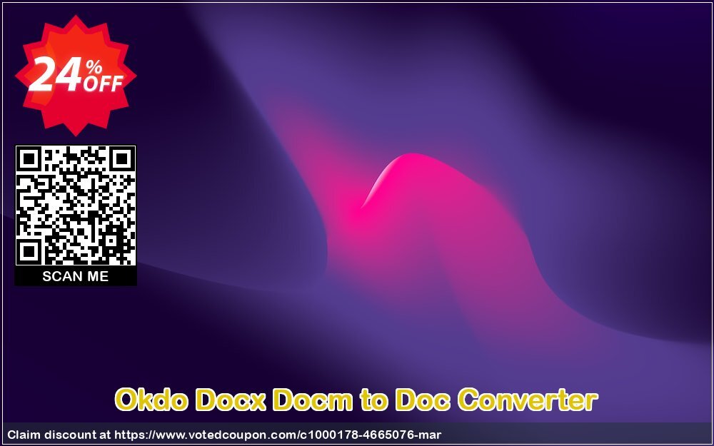 Okdo Docx Docm to Doc Converter Coupon Code Apr 2024, 24% OFF - VotedCoupon