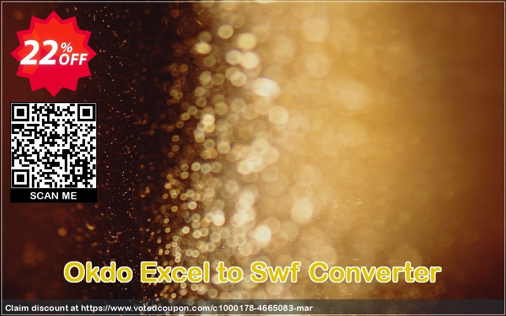 Okdo Excel to Swf Converter Coupon Code Apr 2024, 22% OFF - VotedCoupon