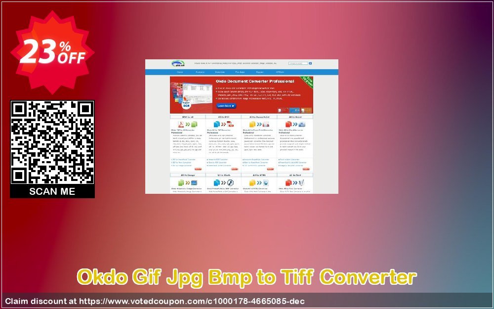Okdo Gif Jpg Bmp to Tiff Converter Coupon, discount Okdo Gif Jpg Bmp to Tiff Converter awesome deals code 2024. Promotion: awesome deals code of Okdo Gif Jpg Bmp to Tiff Converter 2024
