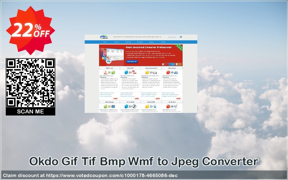 Okdo Gif Tif Bmp Wmf to Jpeg Converter Coupon Code May 2024, 22% OFF - VotedCoupon