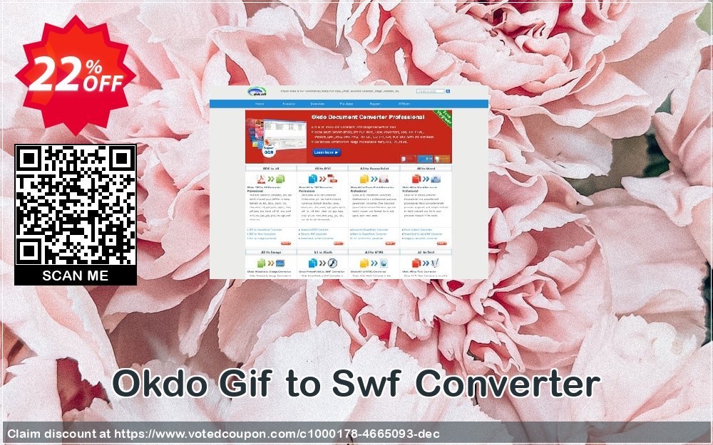 Okdo Gif to Swf Converter Coupon, discount Okdo Gif to Swf Converter formidable offer code 2023. Promotion: formidable offer code of Okdo Gif to Swf Converter 2023