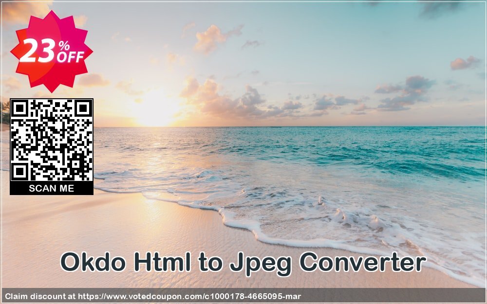 Get 23% OFF Okdo Html to Jpeg Converter Coupon