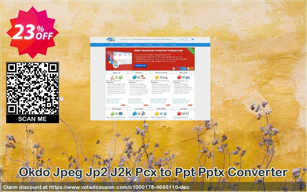 Okdo Jpeg Jp2 J2k Pcx to Ppt Pptx Converter Coupon, discount Okdo Jpeg Jp2 J2k Pcx to Ppt Pptx Converter amazing discounts code 2024. Promotion: amazing discounts code of Okdo Jpeg Jp2 J2k Pcx to Ppt Pptx Converter 2024