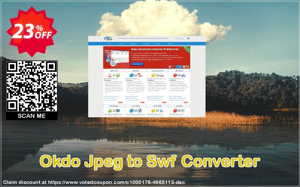 Okdo Jpeg to Swf Converter Coupon, discount Okdo Jpeg to Swf Converter imposing deals code 2024. Promotion: imposing deals code of Okdo Jpeg to Swf Converter 2024